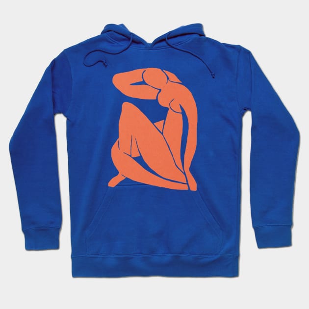 Henri Matisse Blue nude art Hoodie by JulyPrints